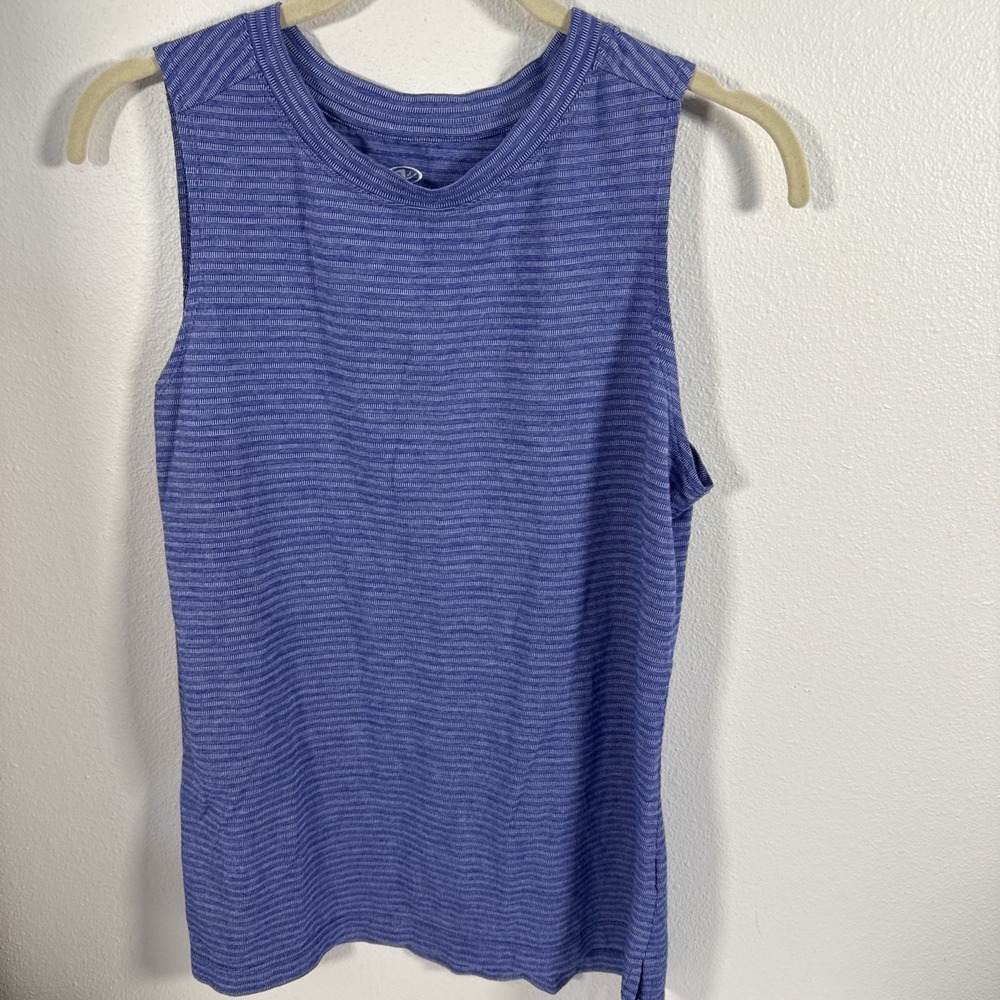 Athletic Tank Woman's Sleeveless Lg‎ Blue T1